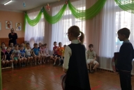 Агитбригада 4б класса в Детском саду №80 