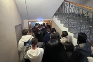 проведена учебная эвакуация