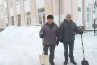 Субботник по уборке снега