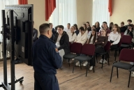 Встреча с начальником отделения Военного учебного центра при Уфимском университете науки и технологий.